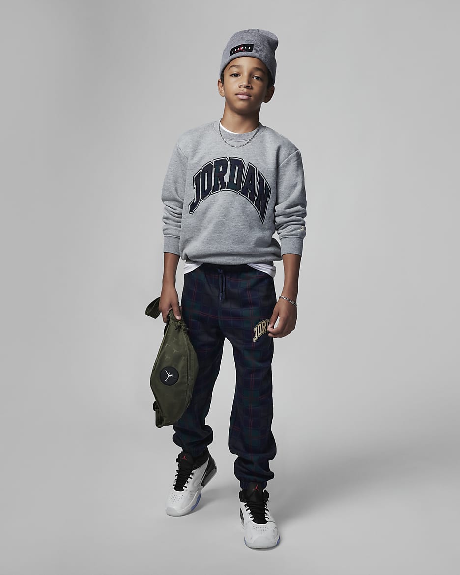 Nike plaid crew hot sale